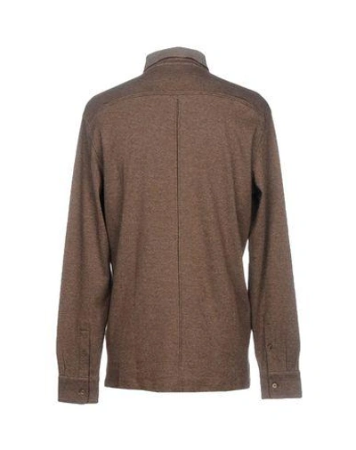 Shop Ermenegildo Zegna Polo Shirts In Brown