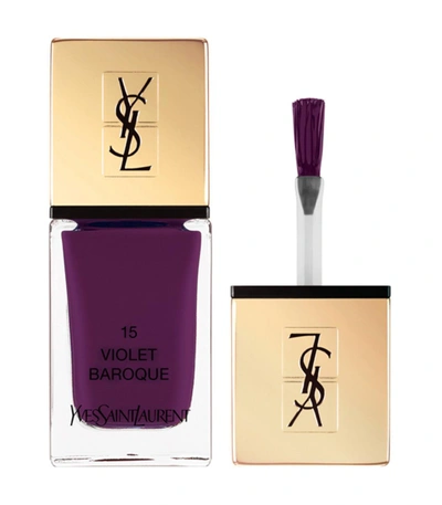 Shop Saint Laurent La Laque Couture 15 Violet Baroque