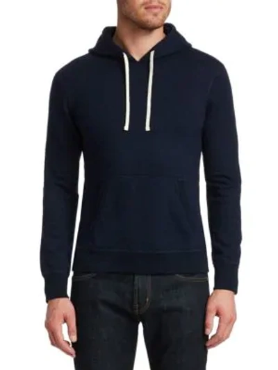 Shop Reigning Champ Cotton Hooded Sweatshirt In Court Blue