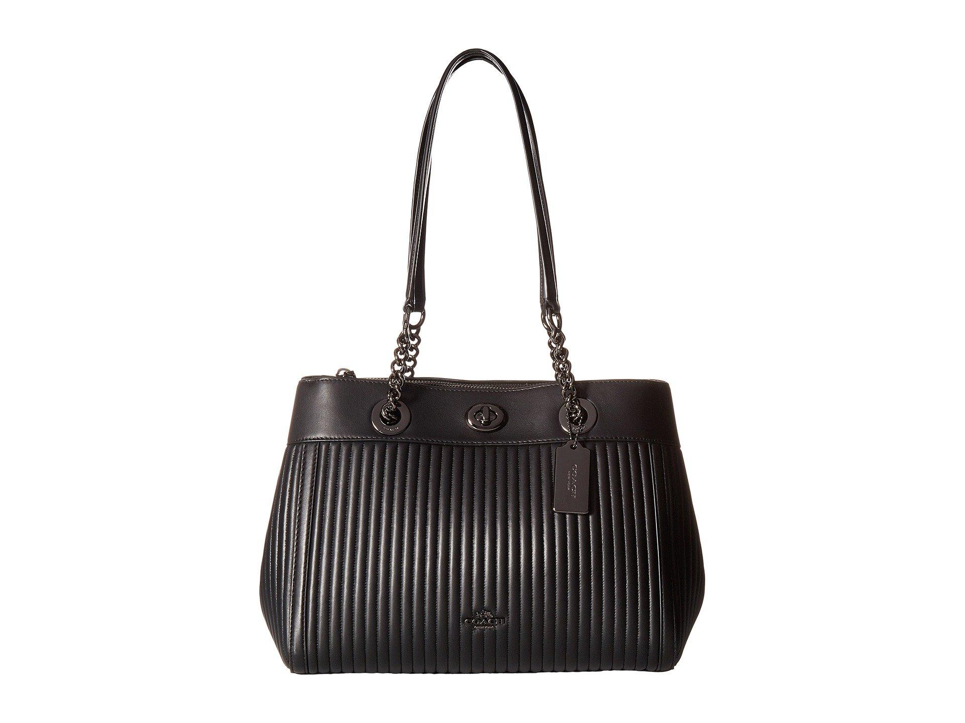 coach edie quilted leather shoulder bag