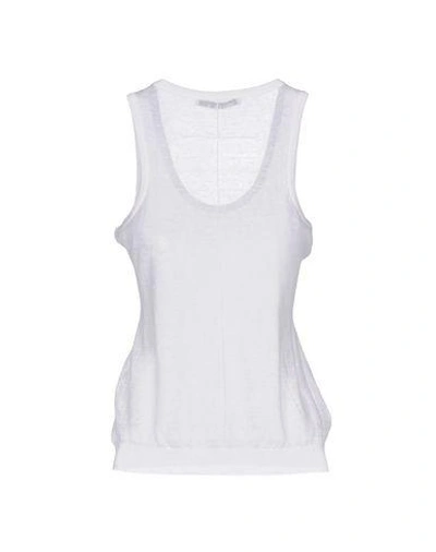 Shop Givenchy Tank Tops In White