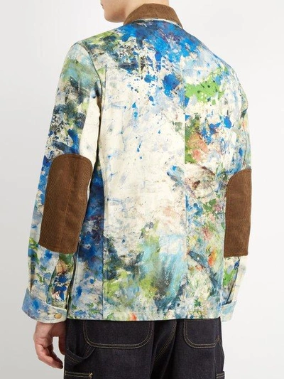 Junya Watanabe X Carhartt Paint-splashed Duck-cotton Jacket In Multi |  ModeSens