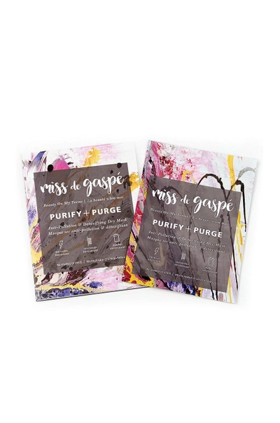Shop Miss De Gaspe Purify Purge Dry Mask In Beauty: Na. In N,a