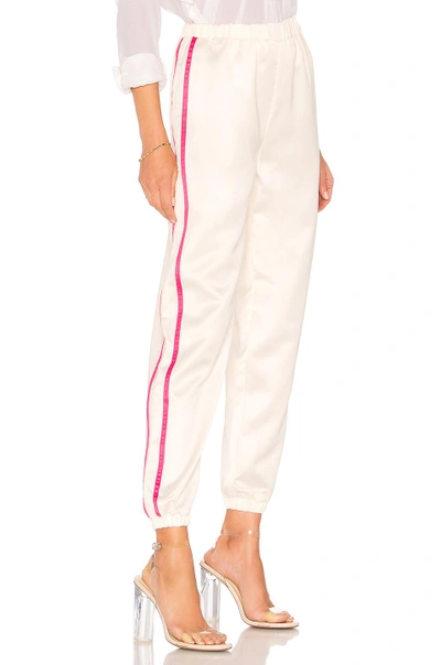 Shop By The Way. Nola Double Strip Track Pant In Cream.