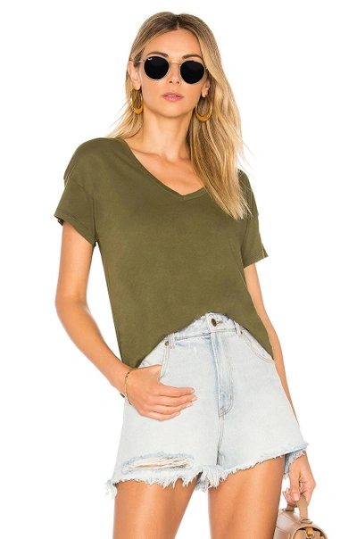 Shop Bobi Lightweight Jersey Tee In Cargo