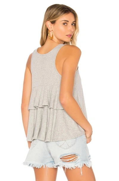 Shop Bobi Lightweight Jersey Tank In Heather Grey