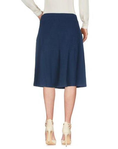Shop Stussy Knee Length Skirt In Blue