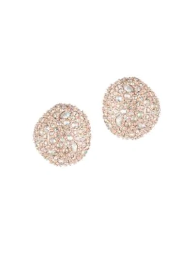 Shop Alexis Bittar Elements Rose Goldplated Crystal Earrings