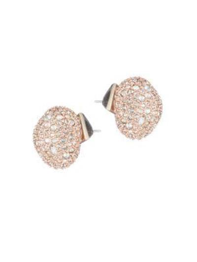 Shop Alexis Bittar Elements Rose Goldplated Crystal Earrings