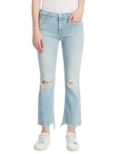 Shop Mother The Dutchie Ankle Jeans In Nice Shot