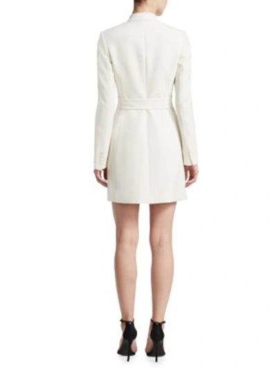 Shop Theory Admiral Crepe Blazer Dress In Ivory