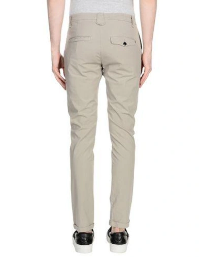 Shop Dondup Man Pants Beige Size 30 Cotton, Elastane