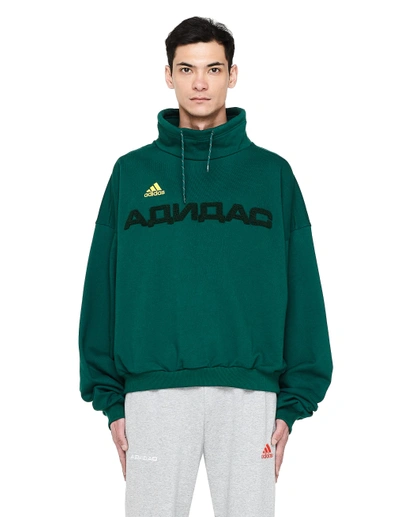 Gosha Rubchinskiy Stand Collar Adidas Sweatshirt In Green | ModeSens