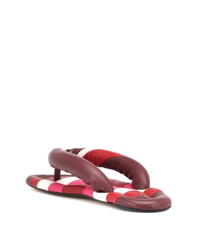Shop Isabel Marant Oahu Leather Sandals In Multicoloured