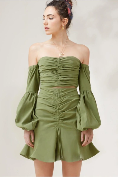 Shop Finders Keepers Trip Bodice In Khaki