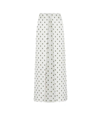 Shop Valentino Printed Maxi Skirt In Multicoloured