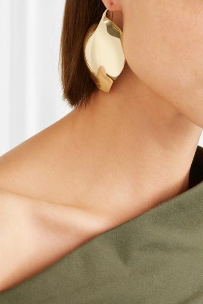 Shop Ariana Boussard-reifel Omineca Gold-tone Earrings
