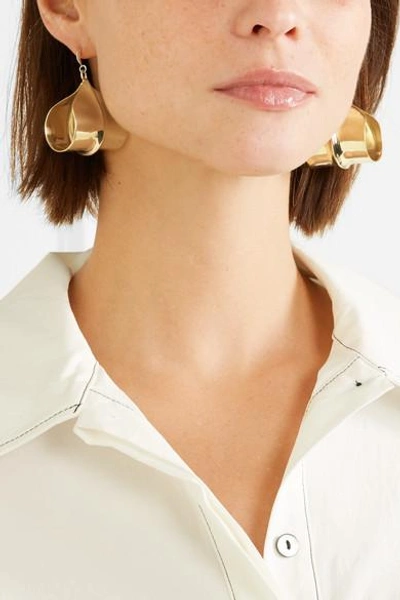 Shop Ariana Boussard-reifel Meridian Gold-tone Earrings