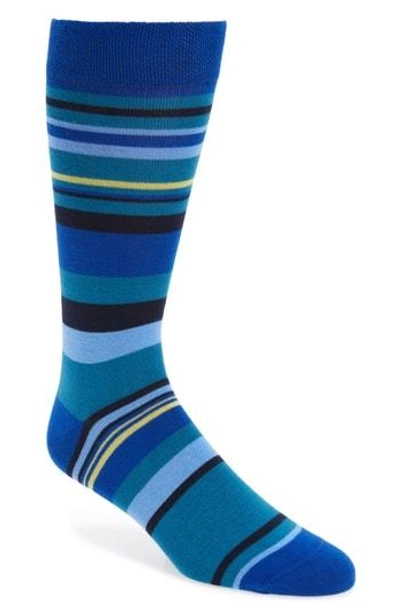 Shop Ted Baker Harisli Stripe Socks In Blue