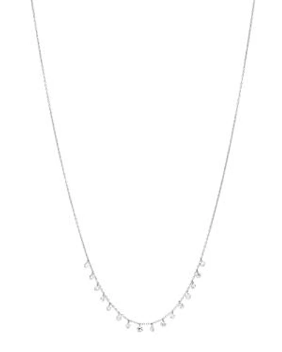 Shop Aerodiamonds 18k White Gold Sweet Sixteen Diamond Necklace, 18