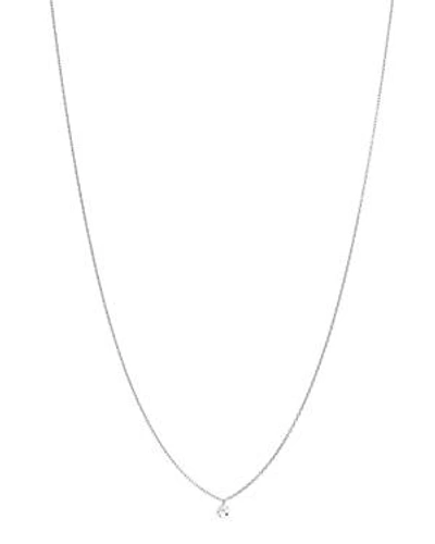 Shop Aerodiamonds 18k White Gold Solo Petite Diamond Fringe Necklace, 18