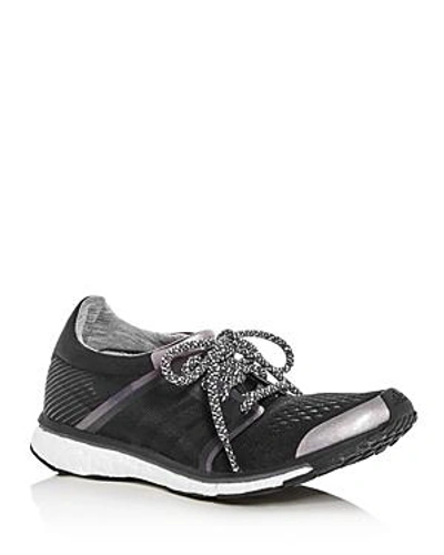 Shop Adidas By Stella Mccartney Women's Adizero Adios Lace Up Sneakers In Black/grey