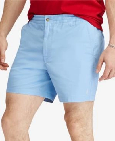 Shop Polo Ralph Lauren Men's Classic Fit Stretch Prepster 6" Shorts In Blue Lagoon