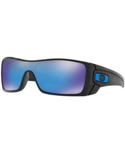 Shop Oakley Sunglasses, Batwolf Oo9101 In Blue Mirror/black