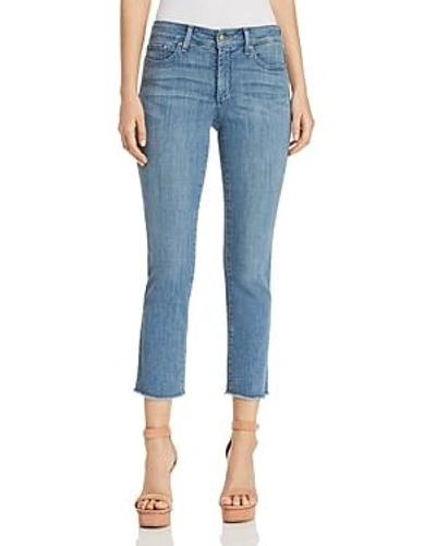 Shop Nydj Sheri Slim Frayed Ankle Jeans In Maxwell