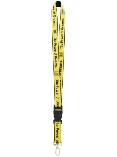 Balenciaga Yellow Power Of Dreams Lanyard In Yellow&orange | ModeSens