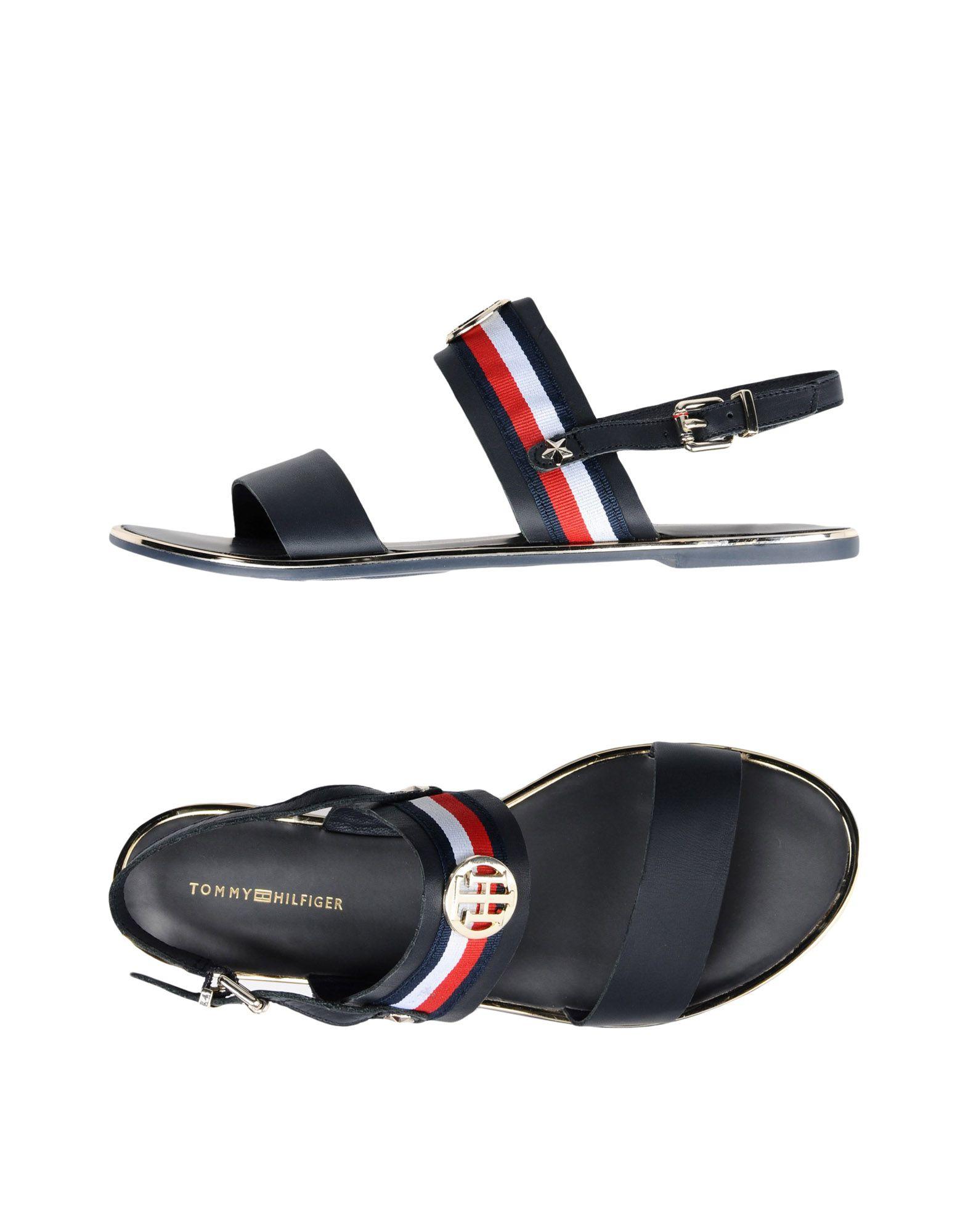 tommy hilfiger navy sandals