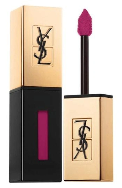 Shop Saint Laurent Glossy Stain Undercoat - 51 Magenta