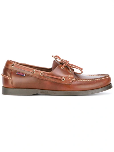 Shop Sebago Dockside Boat Shoes - Brown