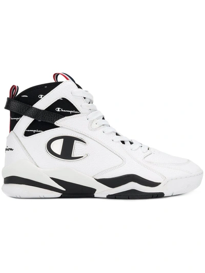 Shop Champion Zone 93 High Sneakers - White