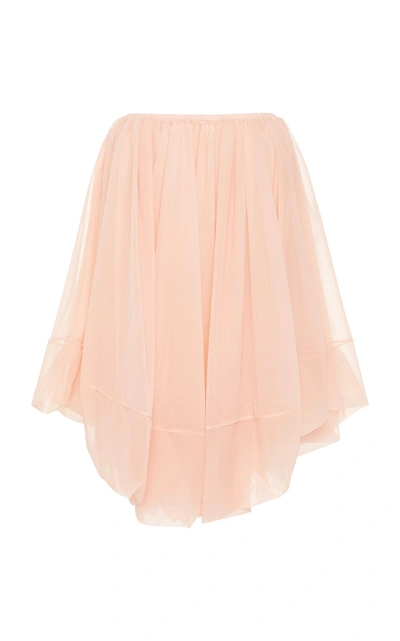 Shop Jil Sander Layered Tulle Skirt In Pink