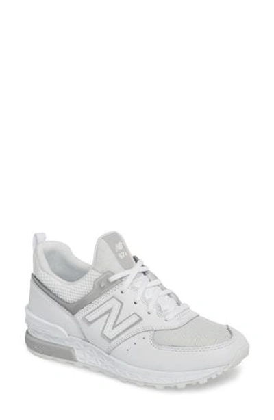 Shop New Balance 574 Sport Sneaker In White