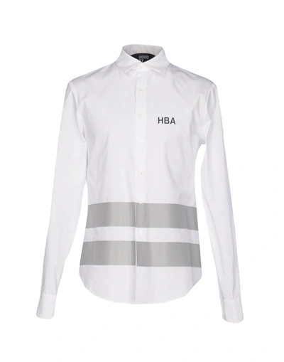 Shop Hood By Air Shirts In White
