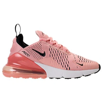 Nike Women's Air Max 270 Casual Shoes, Pink In Coral Stardust/ Black |  ModeSens