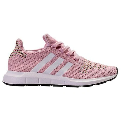 Shop Adidas Originals Women's Swift Run Primeknit Casual Shoes, Pink