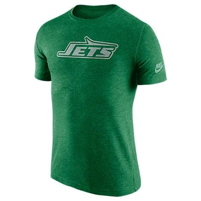Shop Nike Men's New York Jets Nfl Historic Logo T-shirt, Green