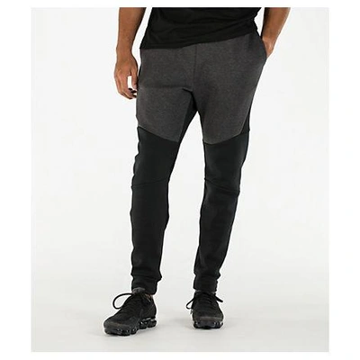 Shop Nike Men's Tech Fleece Jogger Pants, Grey/black