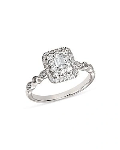 Shop Bloomingdale's Diamond Emerald-cut Engagement Ring In 14k White Gold, 0.50 Ct. T.w. - 100% Exclusive