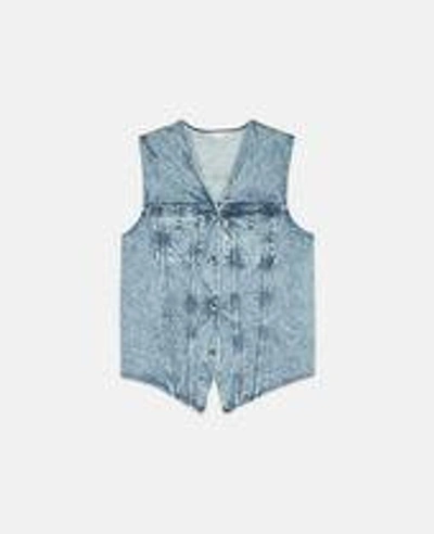 Shop Stella Mccartney Vests In Blue