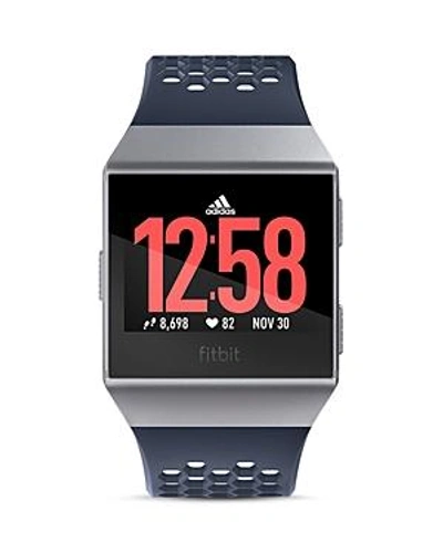 Shop Fitbit Ionic Adidas Edition In Blue