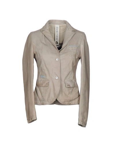 Shop Delan Sartorial Jacket In Light Grey