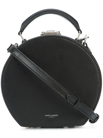 Shop Saint Laurent Circular Shoulder Bag - Black