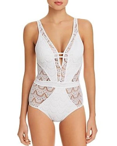 Shop Becca By Rebecca Virtue Color Play One Piece Swimsuit In White