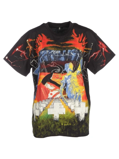 Shop R13 Metallica Print T-shirt In Black + Print