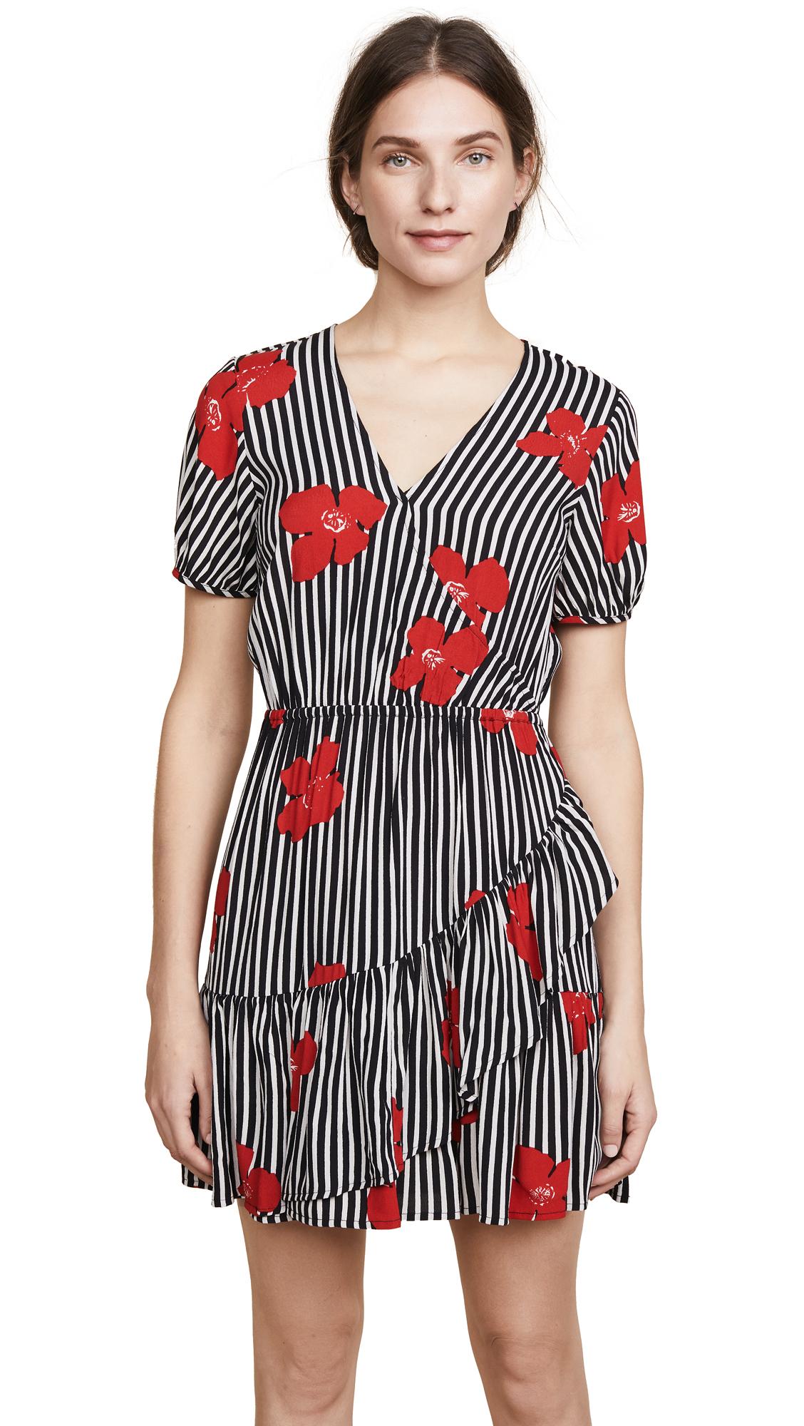 madewell black and white striped dress