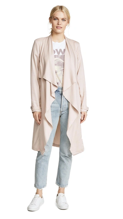 Shop Cupcakes And Cashmere Anamaria Trench Coat In Latte
